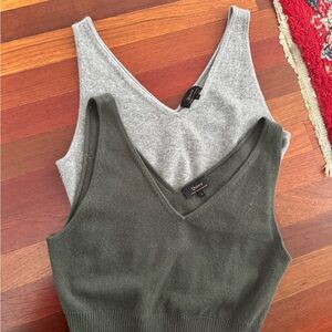 Quince 2 Pack Women’s Mongolian Cashmere Cropped Tank
